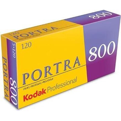 Kodak Portra 800 120, Pellicola analogica, Giallo Kodak Portra 800 120, Pellicola analogica, Giallo