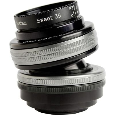 Lensbaby Composer Pro II incl. Sweet 35 Optics Micro Quattro Terzi (Micro Four Thirds, Micro Four Thirds), Obiettivo, Nero, Argento Lensbaby Composer Pro II incl. Sweet 35 Optics Micro Quattro Terzi (Micro Four Thirds, Micro Four Thirds), Obiettivo, Nero, Argento