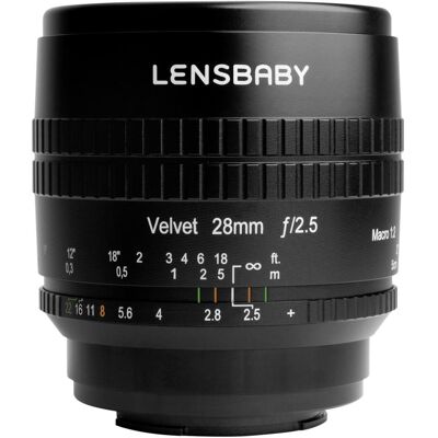 Lensbaby Velluto 28 Nikon Z (Nikon Z, Full frame), Obiettivo, Nero Lensbaby Velluto 28 Nikon Z (Nikon Z, Full frame), Obiettivo, Nero