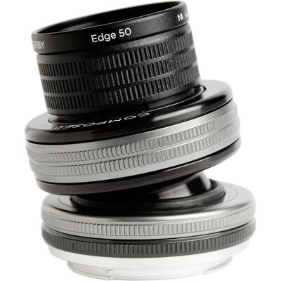 Lensbaby Composer Pro II incl. ottica Edge 50 Canon (Canon EF, APS-C / DX, Full frame), Obiettivo, Argento, Nero Lensbaby Composer Pro II incl. ottica Edge 50 Canon (Canon EF, APS-C / DX, Full frame), Obiettivo, Argento, Nero