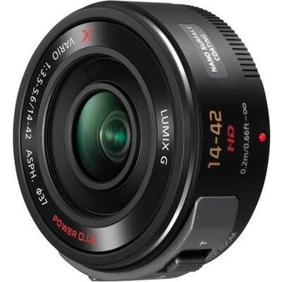 Panasonic 14-42mm f/3,5-5,6 ASPH. PZ Power O.I.S. (Micro Four Thirds, Micro Four Thirds), Obiettivo, Nero Panasonic 14-42mm f/3,5-5,6 ASPH. PZ Power O.I.S. (Micro Four Thirds, Micro Four Thirds), Obiettivo, Nero