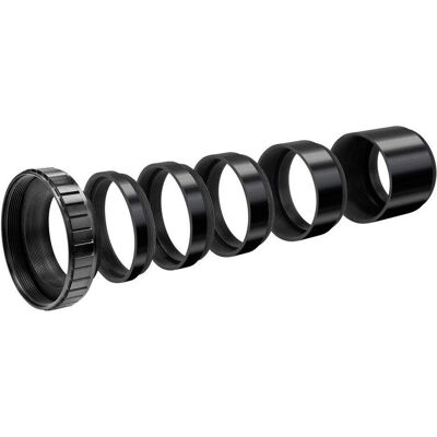 Bresser Adattatore CCD SC/T2 4940160, Adattatore per obiettivi, Nero Bresser Adattatore CCD SC/T2 4940160, Adattatore per obiettivi, Nero