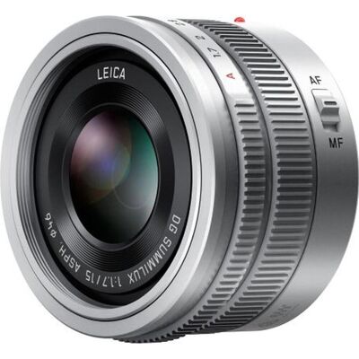 Panasonic Leica DG 15mm 1.7 (Leica DG), Obiettivo, Argento Panasonic Leica DG 15mm 1.7 (Leica DG), Obiettivo, Argento