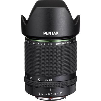 HD Pentax-D FA 28-105mm 3.5-5.6 ED DC WR (Pentax K, Full frame), Obiettivo, Nero HD Pentax-D FA 28-105mm 3.5-5.6 ED DC WR (Pentax K, Full frame), Obiettivo, Nero