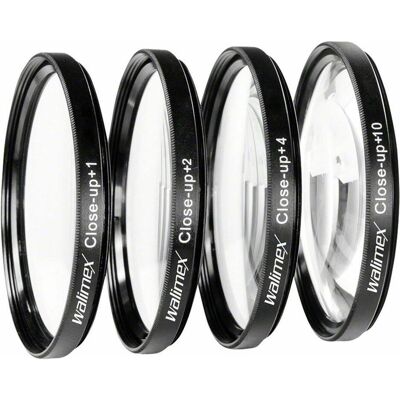 Walimex Set di obiettivi macro close-up 58 mm (58 mm, Lenti ravvicinate), Filtro fotografico, Nero Walimex Set di obiettivi macro close-up 58 mm (58 mm, Lenti ravvicinate), Filtro fotografico, Nero