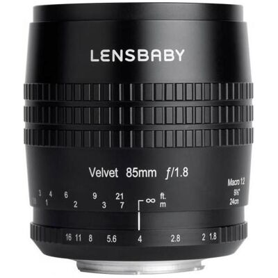 Lensbaby Velluto 85mm f/1.8 Canon EF (Canon EF, APS-C / DX, Full frame), Obiettivo, Nero Lensbaby Velluto 85mm f/1.8 Canon EF (Canon EF, APS-C / DX, Full frame), Obiettivo, Nero