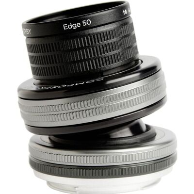 Lensbaby Composer Pro II incl. Ottica Edge 50 Nikon (Nikon F, APS-C / DX, Full frame), Obiettivo, Nero, Argento Lensbaby Composer Pro II incl. Ottica Edge 50 Nikon (Nikon F, APS-C / DX, Full frame), Obiettivo, Nero, Argento
