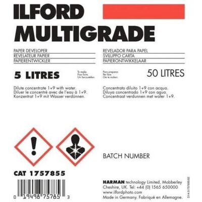 Ilford Sviluppo multigrado (Sviluppatore positivo), Sviluppo pellicole analogiche, Nero, Bianco Ilford Sviluppo multigrado (Sviluppatore positivo), Sviluppo pellicole analogiche, Nero, Bianco