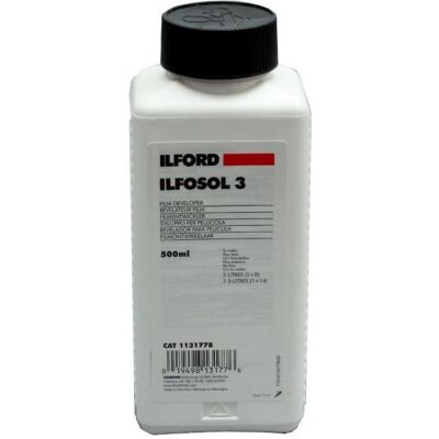 Ilford Ilfosol 3 (Sviluppatore negativo), Sviluppo pellicole analogiche, Bianco Ilford Ilfosol 3 (Sviluppatore negativo), Sviluppo pellicole analogiche, Bianco