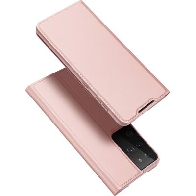 Dux Ducis Galaxy S21 Ultra - Custodia Flip Folio oro rosa (Samsung Galaxy S21 Ultra), Cover smartphone, Rosa Dux Ducis Galaxy S21 Ultra - Custodia Flip Folio oro rosa (Samsung Galaxy S21 Ultra), Cover smartphone, Rosa