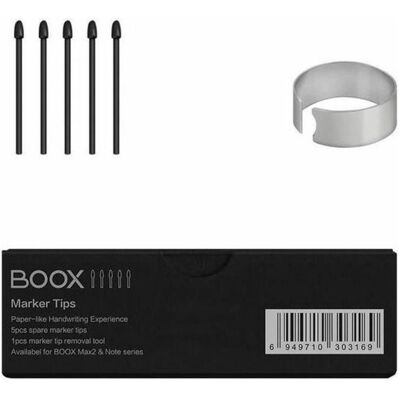 Onyx Boox Stylus Tips for Pen Plus / Pen2 Pro / Triangle Pen, Accessori per stilo, Nero Onyx Boox Stylus Tips for Pen Plus / Pen2 Pro / Triangle Pen, Accessori per stilo, Nero