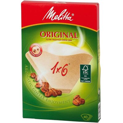 Filtri Caffè Melitta 1X6 40 pz - Filtri Caffè Filtri Caffè Melitta 1X6 40 pz - Filtri Caffè