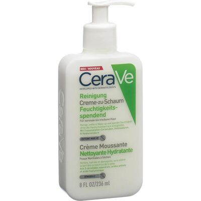 CeraVe - Cream-to-Foam Facial Cleanser - Pelle normale secca CeraVe - Cream-to-Foam Facial Cleanser - Pelle normale secca