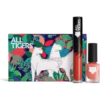 All Tigers, Rossetto + Lucidalabbra, Set regalo - DUO PINK LIPSTICK 683 + NAIL LACQUER 193 Wild in Pink (193, 683) All Tigers, Rossetto + Lucidalabbra, Set regalo - DUO PINK LIPSTICK 683 + NAIL LACQUER 193 Wild in Pink (193, 683)