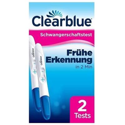 Clearblue, Test di gravidanza, Veloce e facile (2x) Clearblue, Test di gravidanza, Veloce e facile (2x)