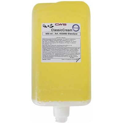 Sapone crema Classic Cream - 12x1L, Giallo, Fragranza agrumi Sapone crema Classic Cream - 12x1L, Giallo, Fragranza agrumi