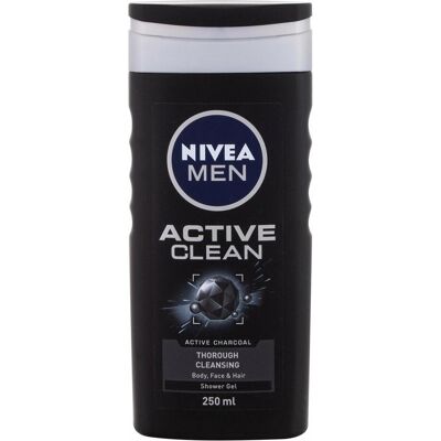 Nivea Men Active Clean Gel Doccia 250ml - Gel doccia Nivea Men Active Clean Gel Doccia 250ml - Gel doccia