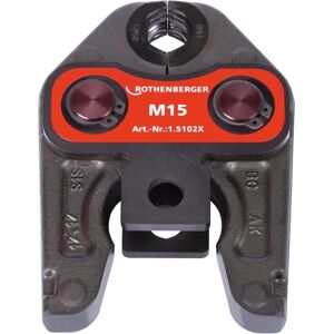 Rothenberger, Accessori per pinze, Ganascia Standard M15 ( 015102X ) per pressatrici ROMAX Rothenberger, Accessori per pinze, Ganascia Standard M15 ( 015102X ) per pressatrici ROMAX