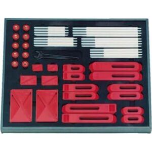 AMF - 6535 M6 Ku - PBT rosso - Set di elementi di bloccaggio AMF - 6535 M6 Ku - PBT rosso - Set di elementi di bloccaggio