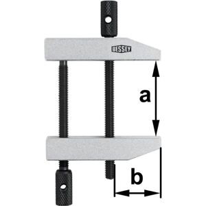 Bessey, Morsa + Strettoio, Morsetto a vite parallelo PA 40/2 (40 mm) Bessey, Morsa + Strettoio, Morsetto a vite parallelo PA 40/2 (40 mm)