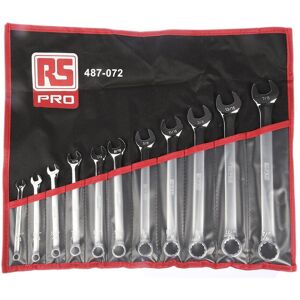RS PRO, Chiave inglese, Set chiavi combinate 11pz (1 7/8") RS PRO, Chiave inglese, Set chiavi combinate 11pz (1 7/8")