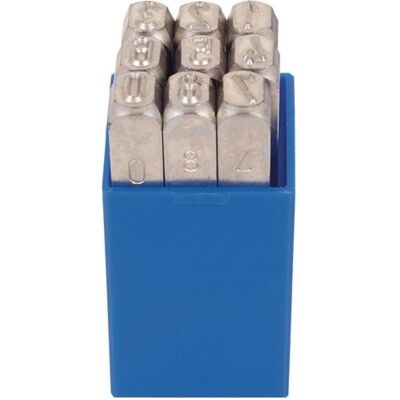 Set di Timbri Kukko Nickel - 9 pezzi, 5mm, DIN 7353 - Strumenti di Numerazione Set di Timbri Kukko Nickel - 9 pezzi, 5mm, DIN 7353 - Strumenti di Numerazione