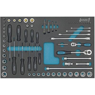 Hazet 163-53/75 Set di Strumenti - Sistema Safety-Insert, 75 pezzi Hazet 163-53/75 Set di Strumenti - Sistema Safety-Insert, 75 pezzi