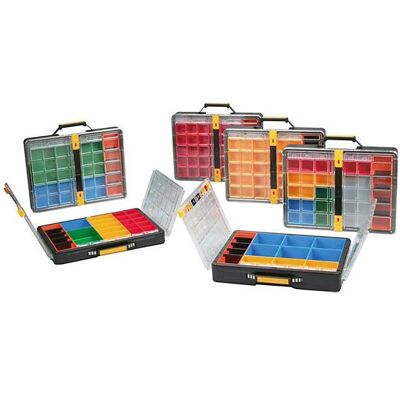 kaiserkraft, Cassetta degli attrezzi, Valigetta con assortimento di piccoli pezzi, PU 2 pezzi kaiserkraft, Cassetta degli attrezzi, Valigetta con assortimento di piccoli pezzi, PU 2 pezzi