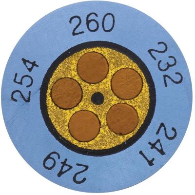 Indicatori di temperatura Testo Mini - Blu - +171°C a +193°C - Termometro Indicatori di temperatura Testo Mini - Blu - +171°C a +193°C - Termometro