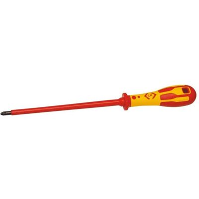 CK Tools CK T49143-2200 Cacciavite Isolato per Elettricisti - PZ2, 200mm CK Tools CK T49143-2200 Cacciavite Isolato per Elettricisti - PZ2, 200mm