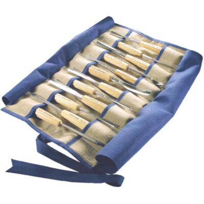 Pfeil, Scalpello + Pialla, Kit scalpelli per scultore 12 pezz (20 mm) Pfeil, Scalpello + Pialla, Kit scalpelli per scultore 12 pezz (20 mm)