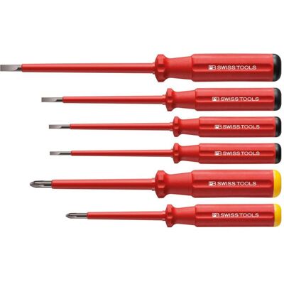 Set di cacciaviti PB Swiss Tools - Isolati VDE - 6 pezzi - Sicurezza elettrica Set di cacciaviti PB Swiss Tools - Isolati VDE - 6 pezzi - Sicurezza elettrica
