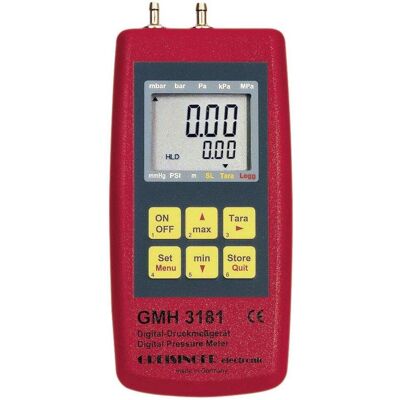 Manometro digitale Greisinger GMH 3181-01 - Pressione, Sensore, Stabile Manometro digitale Greisinger GMH 3181-01 - Pressione, Sensore, Stabile