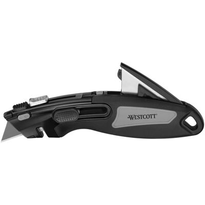 Westcott, Taglierino, Coltello multiuso pieghevole con meccanismo telescopico (Taglierini) Westcott, Taglierino, Coltello multiuso pieghevole con meccanismo telescopico (Taglierini)