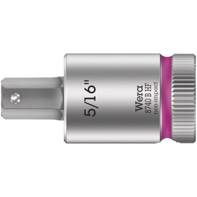 Wera, Chiave a bussola + esagonale, 8740 B HF Hex-Plus 5/16" x 38,5 mm Wera, Chiave a bussola + esagonale, 8740 B HF Hex-Plus 5/16" x 38,5 mm