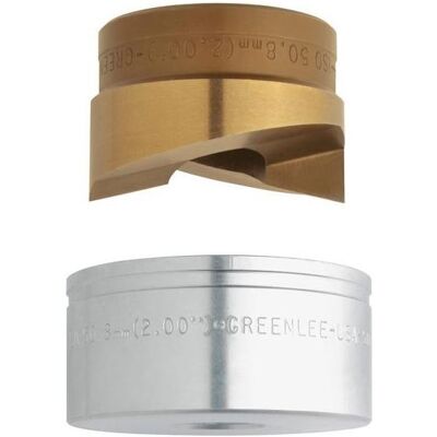 Set punzoni e matrici Greenlee - foro 47mm - Idraulico Set punzoni e matrici Greenlee - foro 47mm - Idraulico