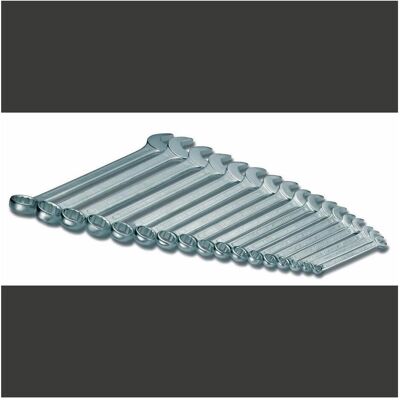 Set di chiavi Cimco 112500 in cromo vanadio - 17 pezzi - 6-22 mm Set di chiavi Cimco 112500 in cromo vanadio - 17 pezzi - 6-22 mm