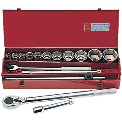 Koken, Chiave a bussola + esagonale, Set di chiavi a bussola esagonali (22 mm, 24 mm, 27 mm, 30 mm, 32 mm, 36 mm, 41 mm, 46 mm, 50 mm, 55 mm, 60 mm) Koken, Chiave a bussola + esagonale, Set di chiavi a bussola esagonali (22 mm, 24 mm, 27 mm, 30 mm, 32 mm, 36 mm, 41 mm, 46 mm, 50 mm, 55 mm, 60 mm)