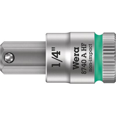 Wera, Chiave a bussola + esagonale, 8740 A HF Hex-Plus 1/4" x 28 mm (1/4") Wera, Chiave a bussola + esagonale, 8740 A HF Hex-Plus 1/4" x 28 mm (1/4")