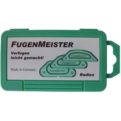 FUGENMEISTER - Radien - 4-14 mm - 3-piece - Fugenblatt set FUGENMEISTER - Radien - 4-14 mm - 3-piece - Fugenblatt set