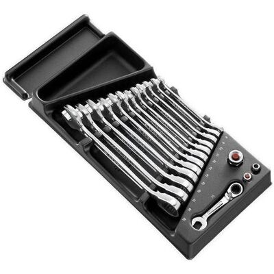 Set di 13 chiavi con cricchetto Facom - Kit di strumenti Set di 13 chiavi con cricchetto Facom - Kit di strumenti