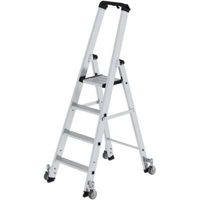 Günzburger Steigtechnik - Scala a 4 gradini - Alluminio - H 1600mm - Tipo di prodotto Günzburger Steigtechnik - Scala a 4 gradini - Alluminio - H 1600mm - Tipo di prodotto