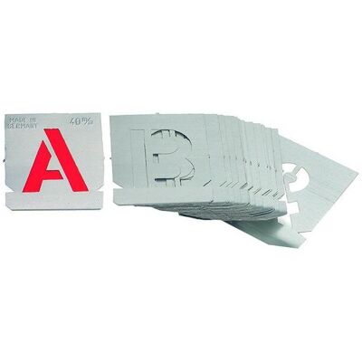 Walkron, Accessori per la pittura, Set di stampini per lettere Walkron, Accessori per la pittura, Set di stampini per lettere