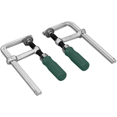 Metabo, Morsa + Strettoio, Set di 2 staffe di fissaggio 631031000 (120 mm) Metabo, Morsa + Strettoio, Set di 2 staffe di fissaggio 631031000 (120 mm)
