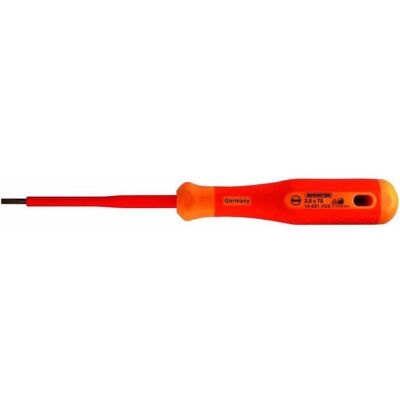 Cacciavite a taglio Bernstein 14-652 VDE - Larghezza 3.5mm, Lunghezza 100mm Cacciavite a taglio Bernstein 14-652 VDE - Larghezza 3.5mm, Lunghezza 100mm