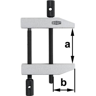 Bessey, Morsa + Strettoio, Morsetto a vite parallelo PA 28/1 (28 mm) Bessey, Morsa + Strettoio, Morsetto a vite parallelo PA 28/1 (28 mm)