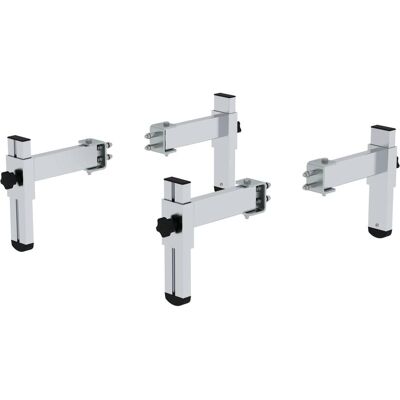 Piedi stabilizzatori per ponteggio in alluminio Kaiserkraft - Set da 4 - Standard Piedi stabilizzatori per ponteggio in alluminio Kaiserkraft - Set da 4 - Standard