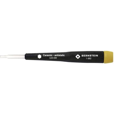 Bernstein Modello 1-862 Cacciavite di regolazione - Ceramica, Esagono 2,45mm Bernstein Modello 1-862 Cacciavite di regolazione - Ceramica, Esagono 2,45mm