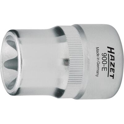 HAZET, Chiave a bussola + esagonale, Inserto chiave a bussola ∙ TORX 900-E24 ∙ Attacco quadro, cavo, 12,5 mm (1/2 di pollice) ∙ P… HAZET, Chiave a bussola + esagonale, Inserto chiave a bussola ∙ TORX 900-E24 ∙ Attacco quadro, cavo, 12,5 mm (1/2 di pollice) ∙ P…