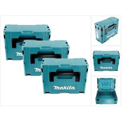 Makita, Cassetta degli attrezzi, Macpac 2 (3 pezzi) Makita, Cassetta degli attrezzi, Macpac 2 (3 pezzi)